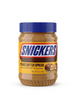 Snickers Peanut Butter Spread with Candy Pieces 15oz 3ct